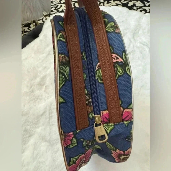 Sakroots Lunch Bag Thermal 9" x 4" x 7" Floral "True Love" Peace Insulated - Picture 12 of 14